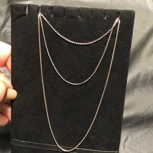 Elegant Silver Necklaces each 925 silver guaranteed.